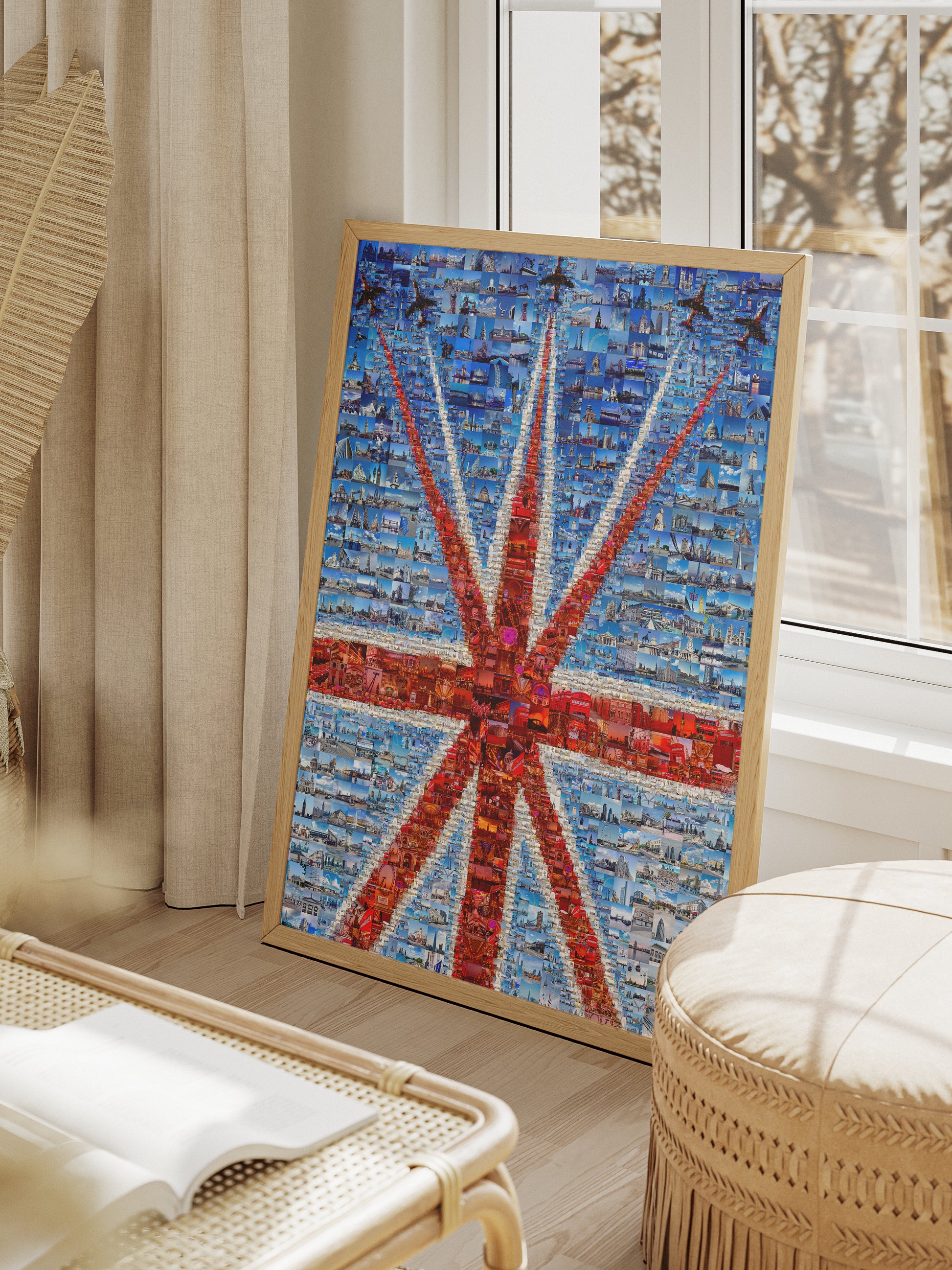 Stunning British Flag Mosaic Artwork - Unique Home Decor for Art Lovers AtelierMosaics