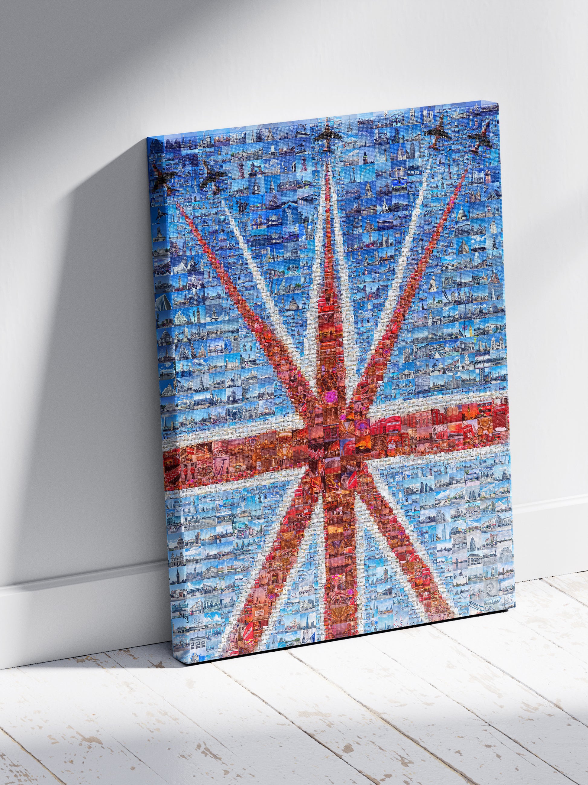 Stunning British Flag Mosaic Artwork - Unique Home Decor for Art Lovers AtelierMosaics
