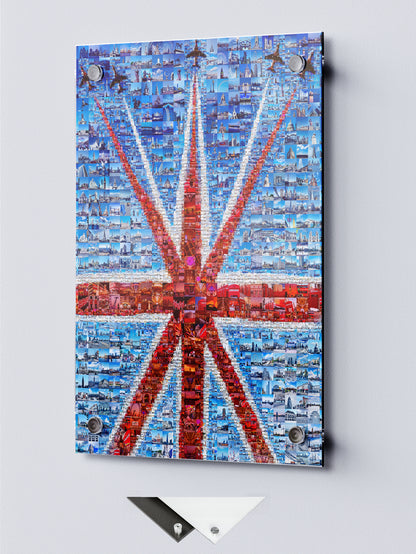 Stunning British Flag Mosaic Artwork - Unique Home Decor for Art Lovers AtelierMosaics