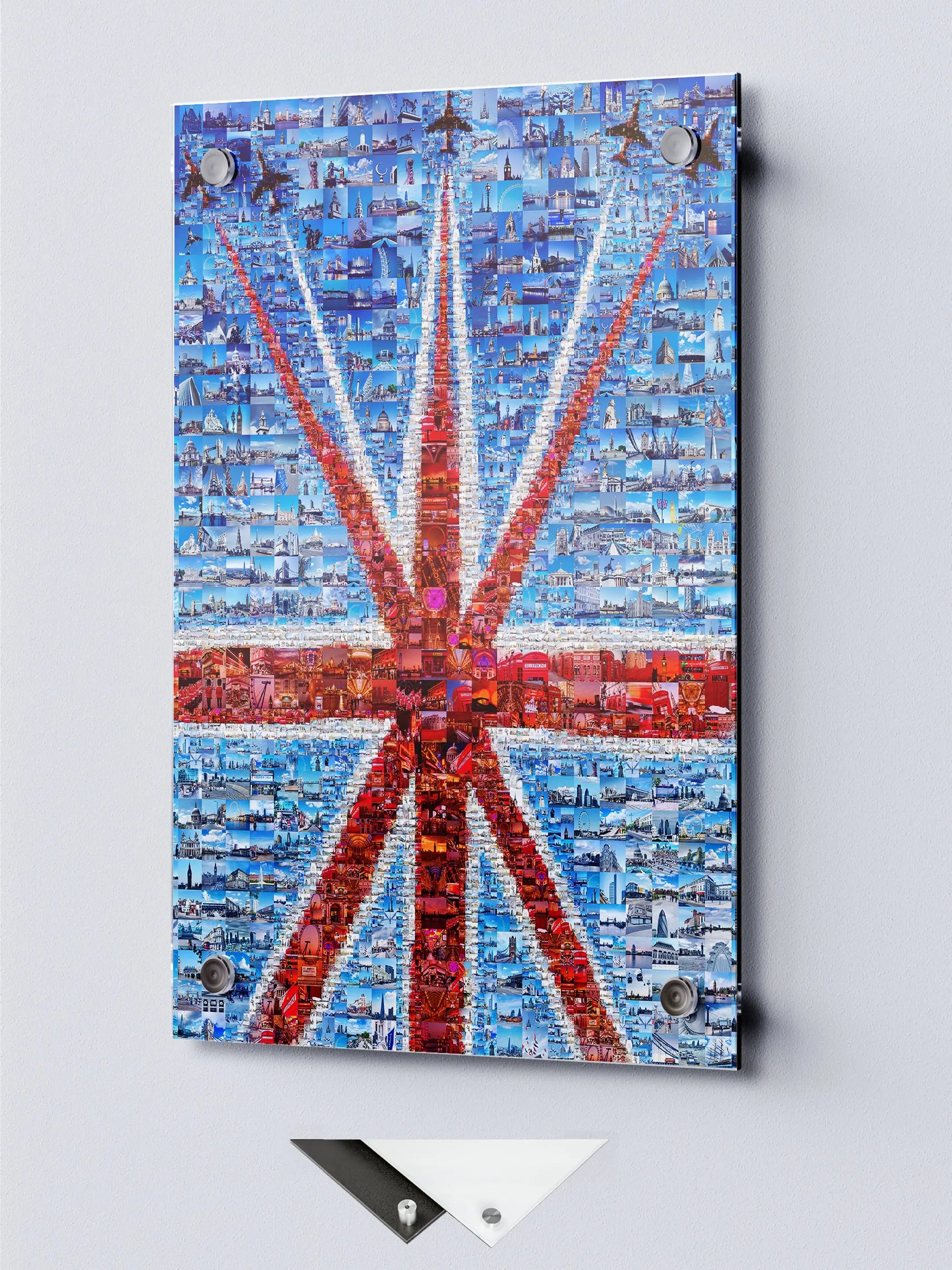 Stunning British Flag Mosaic Artwork - Unique Home Decor for Art Lovers AtelierMosaics