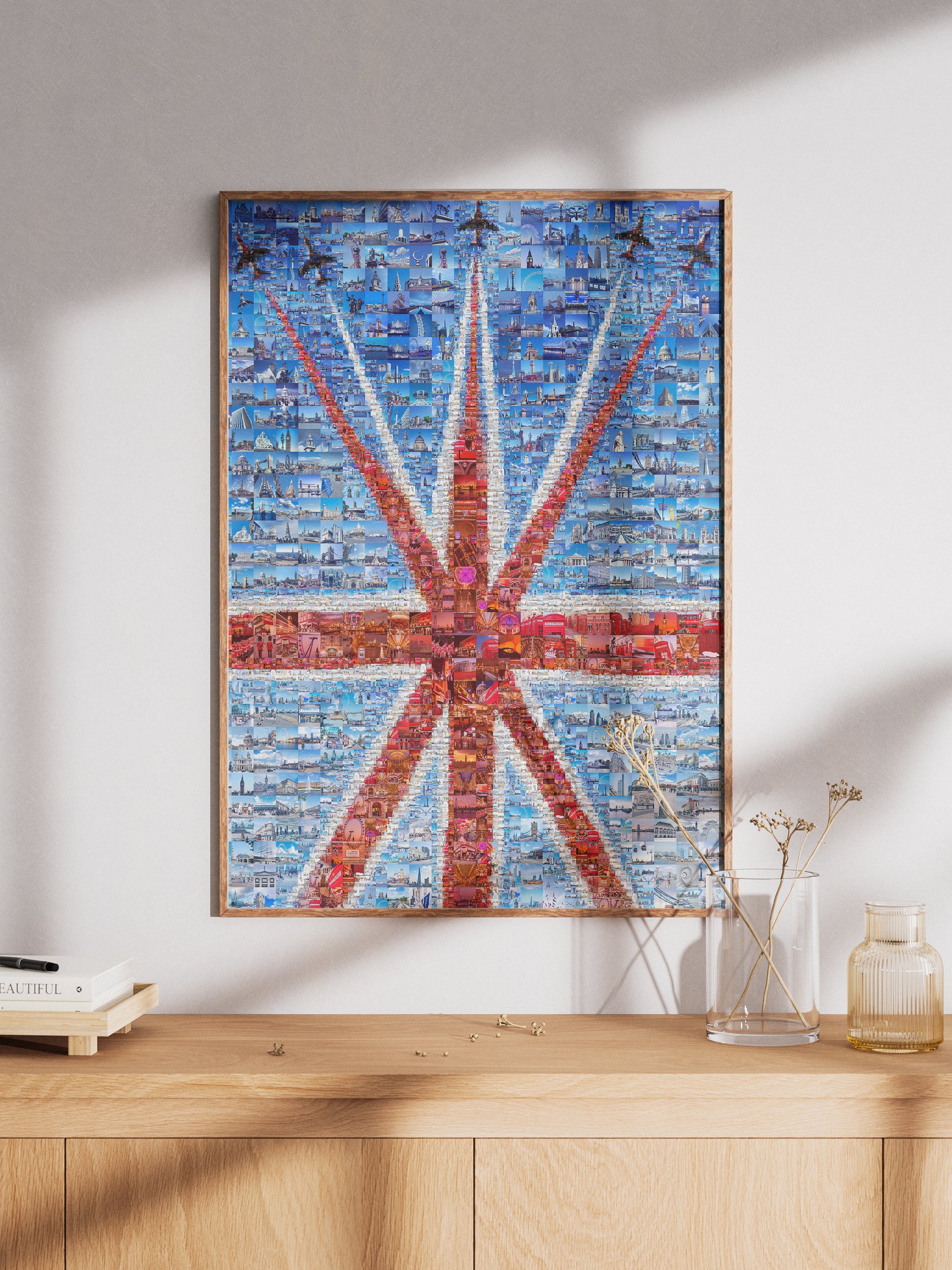 Stunning British Flag Mosaic Artwork - Unique Home Decor for Art Lovers AtelierMosaics