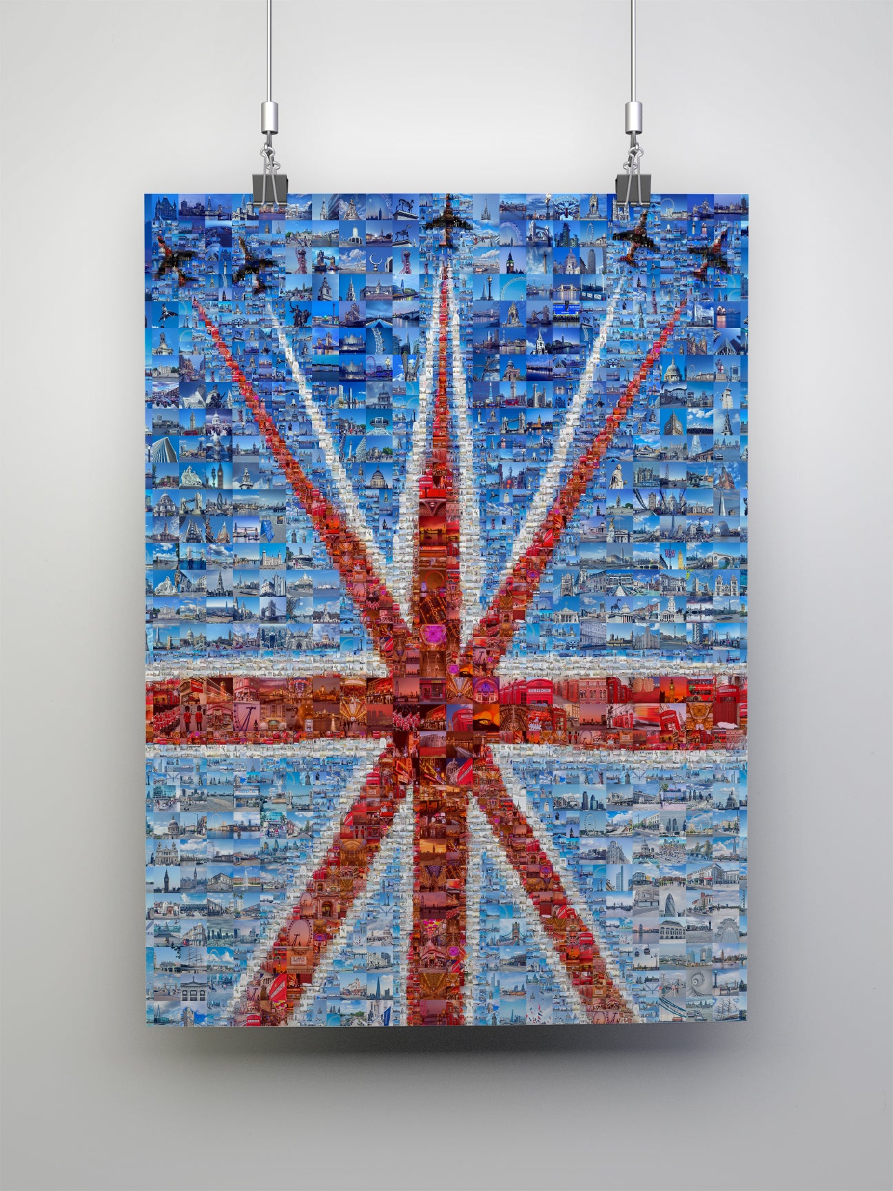 Stunning British Flag Mosaic Artwork - Unique Home Decor for Art Lovers AtelierMosaics