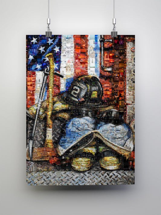 Stunning Mosaic Artwork of Resilience and Freedom - Perfect Wall Decor