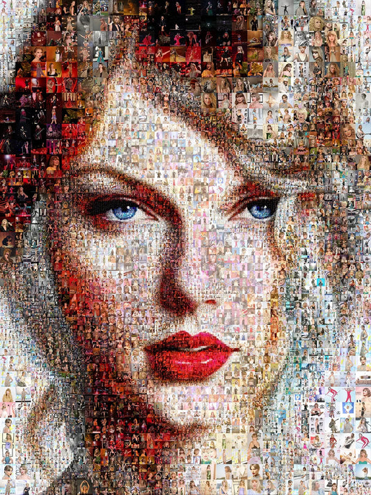 Stunning Taylor Swift Mosaic Artwork - Unique Home Decor & Gift Idea AtelierMosaics