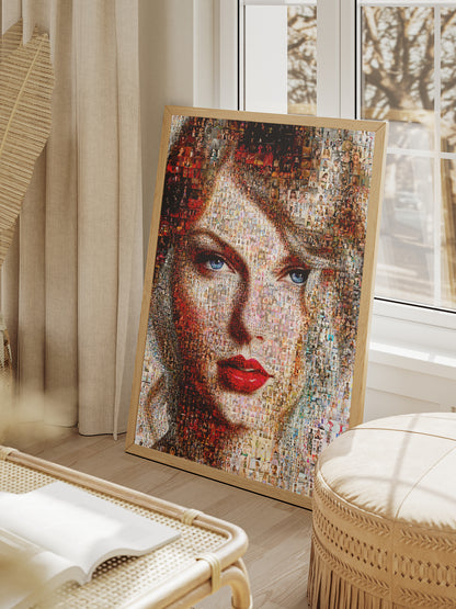 Stunning Taylor Swift Mosaic Artwork - Unique Home Decor & Gift Idea AtelierMosaics