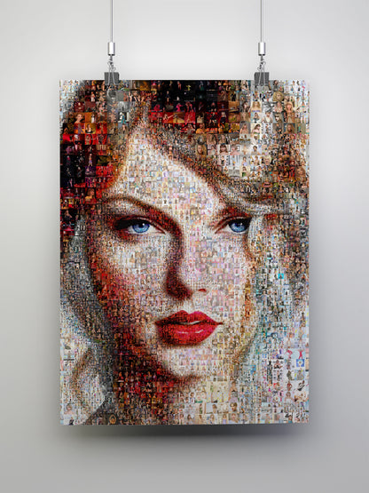Stunning Taylor Swift Mosaic Artwork - Unique Home Decor & Gift Idea AtelierMosaics