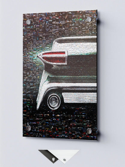 Stunning Car Mosaic Artwork - Unique Auto Enthusiast Wall Decor for Home or Office AtelierMosaics