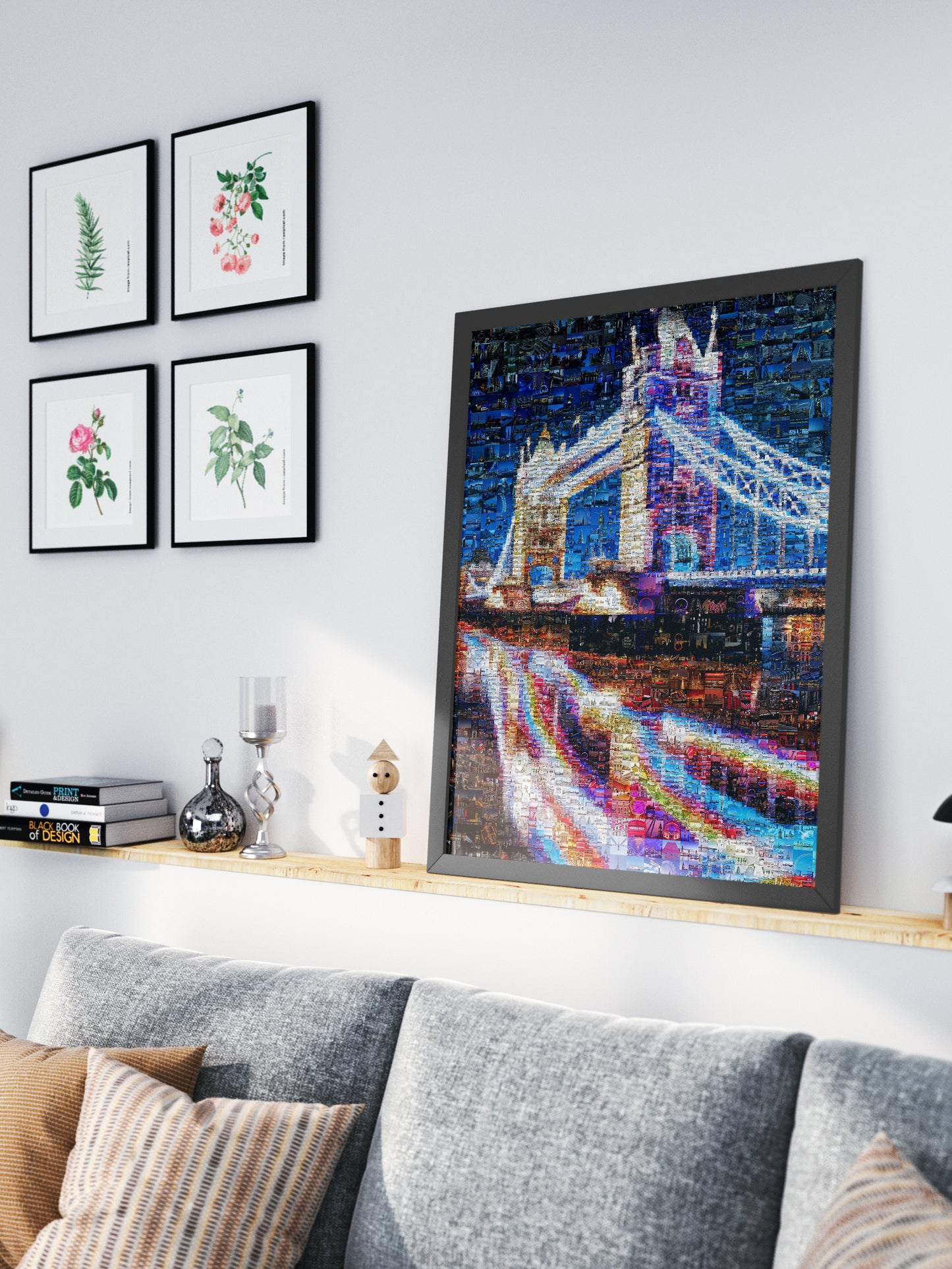 Stunning London Mosaic Artwork - Tower Bridge & Iconic Landmarks AtelierMosaics