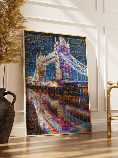 Stunning London Mosaic Artwork - Tower Bridge & Iconic Landmarks AtelierMosaics