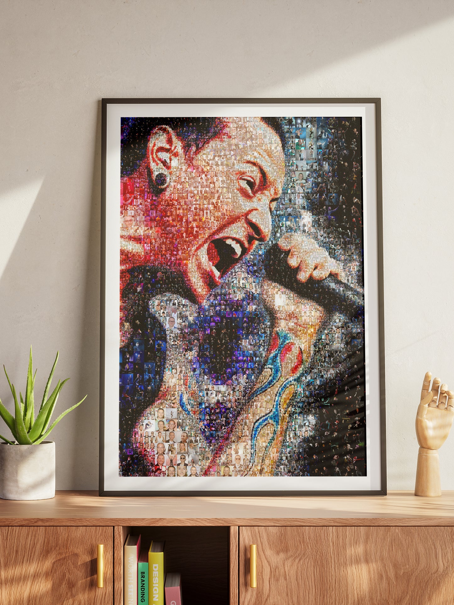 Stunning Chester Bennington Mosaic Artwork - Celebrating Linkin Park's Legacy AtelierMosaics