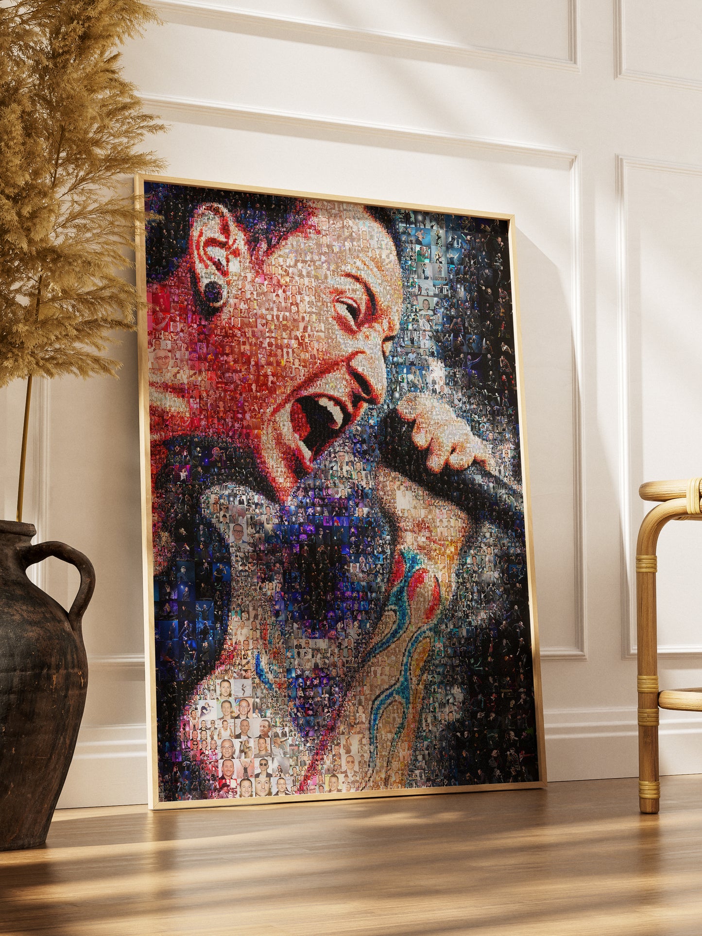 Stunning Chester Bennington Mosaic Artwork - Celebrating Linkin Park's Legacy AtelierMosaics