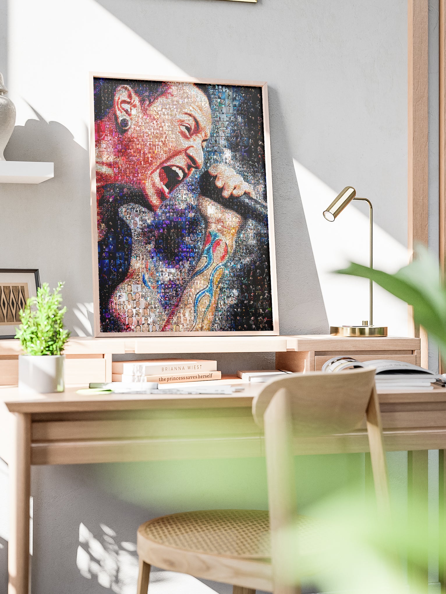 Stunning Chester Bennington Mosaic Artwork - Celebrating Linkin Park's Legacy AtelierMosaics