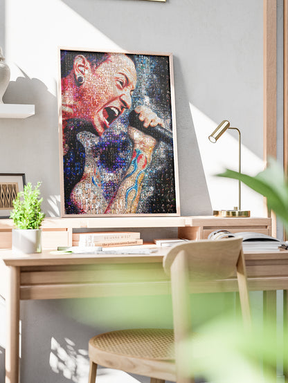 Stunning Chester Bennington Mosaic Artwork - Celebrating Linkin Park's Legacy AtelierMosaics