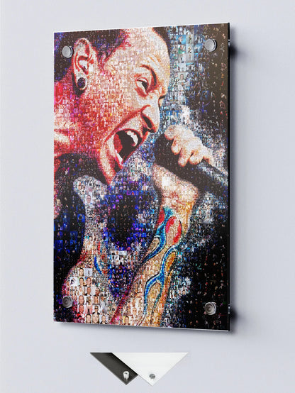 Stunning Chester Bennington Mosaic Artwork - Celebrating Linkin Park's Legacy AtelierMosaics