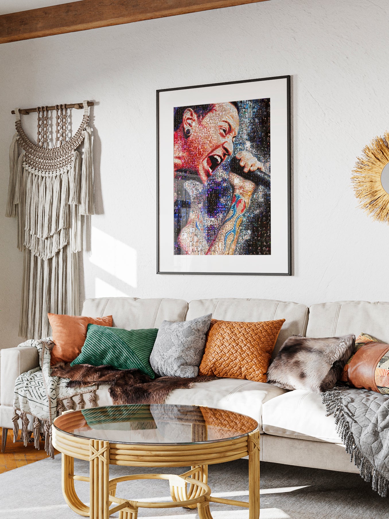 Stunning Chester Bennington Mosaic Artwork - Celebrating Linkin Park's Legacy AtelierMosaics