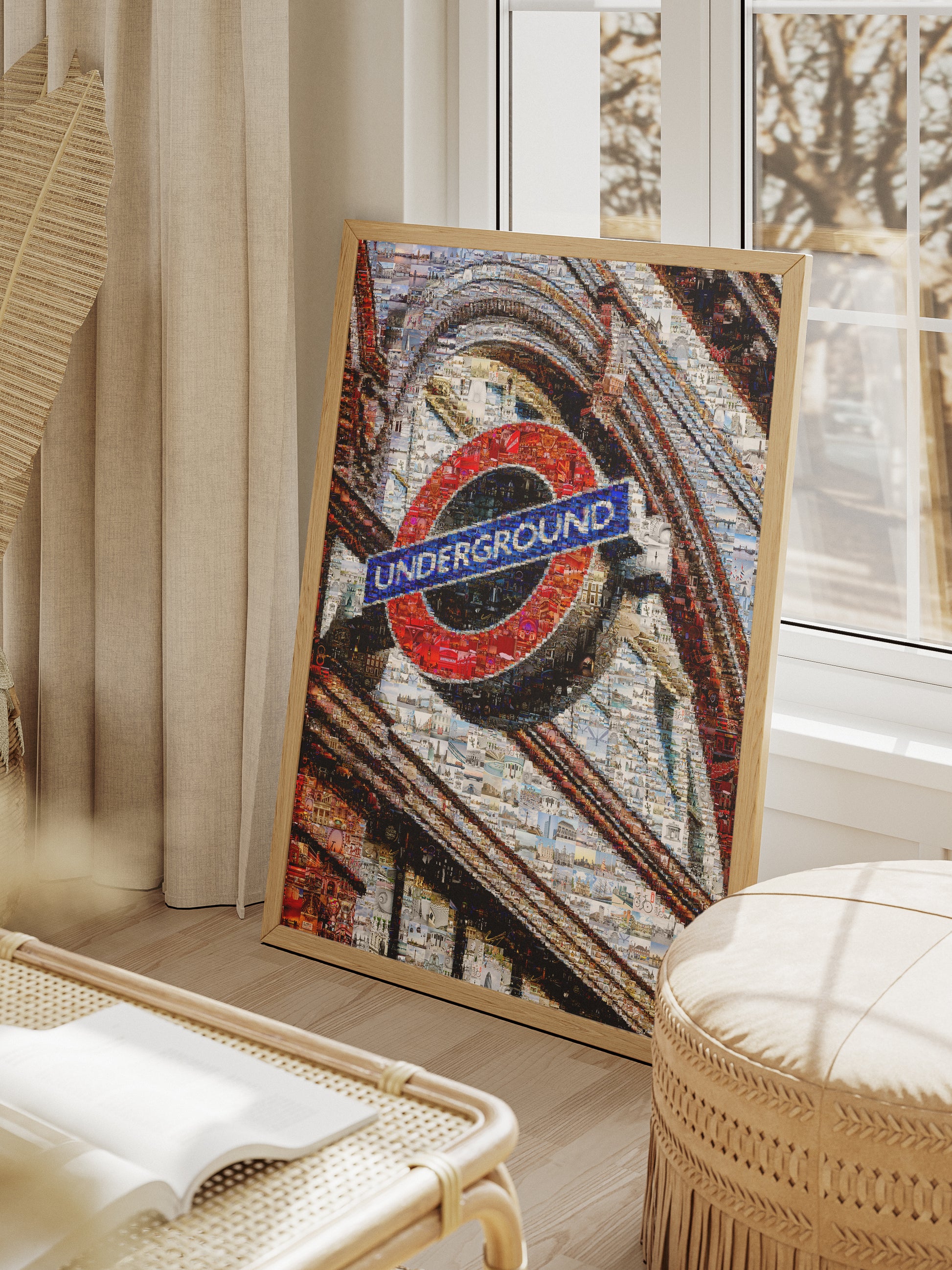 Stunning London Underground Mosaic Artwork - Unique Urban Art for Home Decor AtelierMosaics