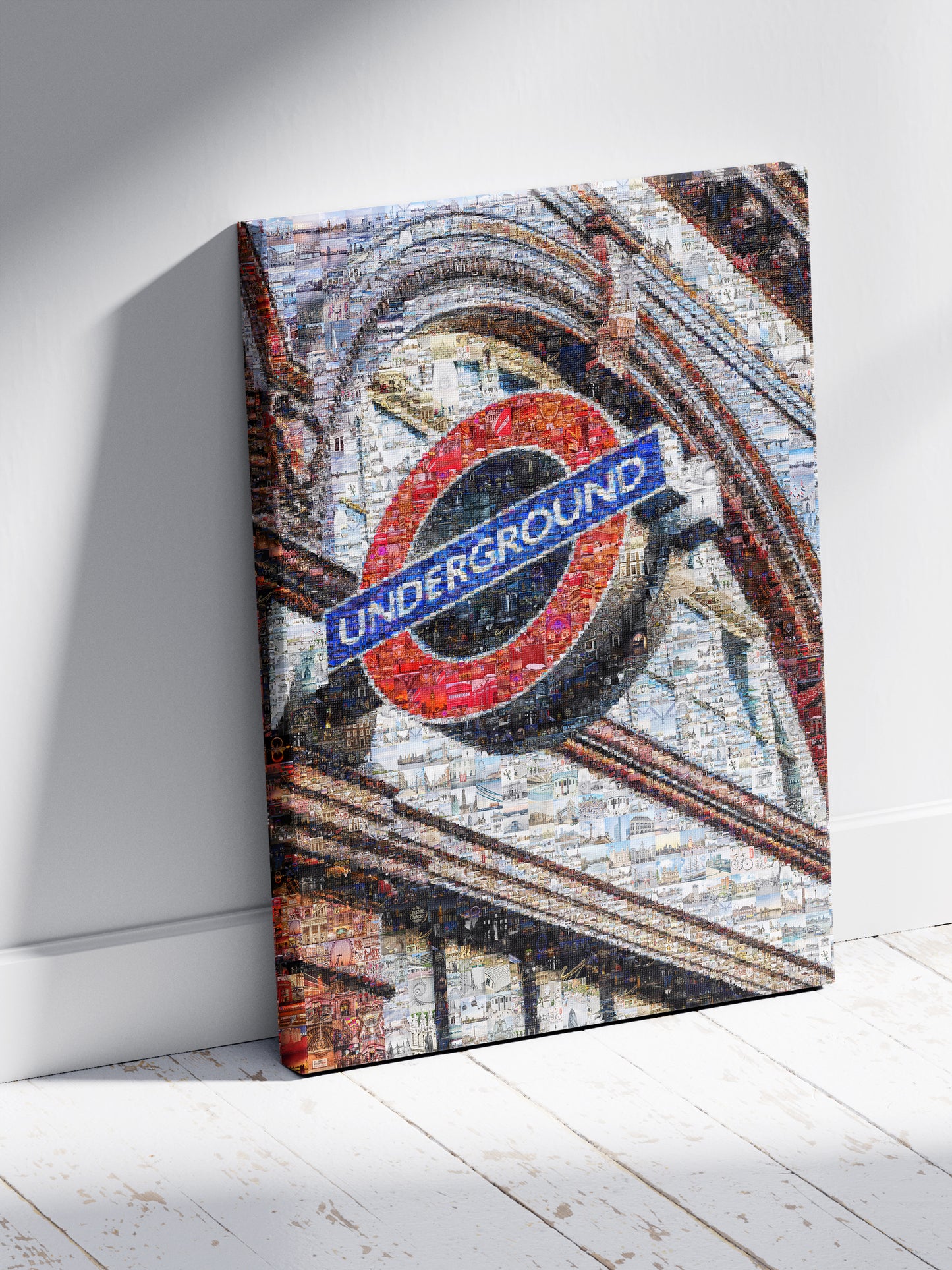 Stunning London Underground Mosaic Artwork - Unique Urban Art for Home Decor AtelierMosaics