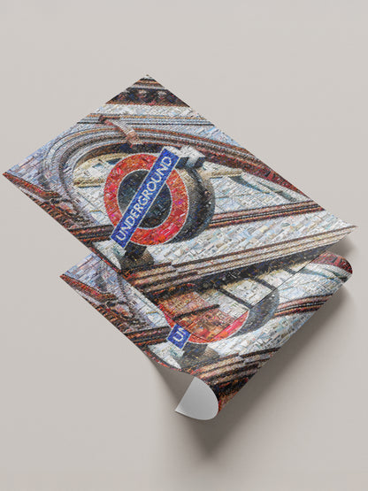 Stunning London Underground Mosaic Artwork - Unique Urban Art for Home Decor AtelierMosaics