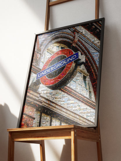 Stunning London Underground Mosaic Artwork - Unique Urban Art for Home Decor AtelierMosaics
