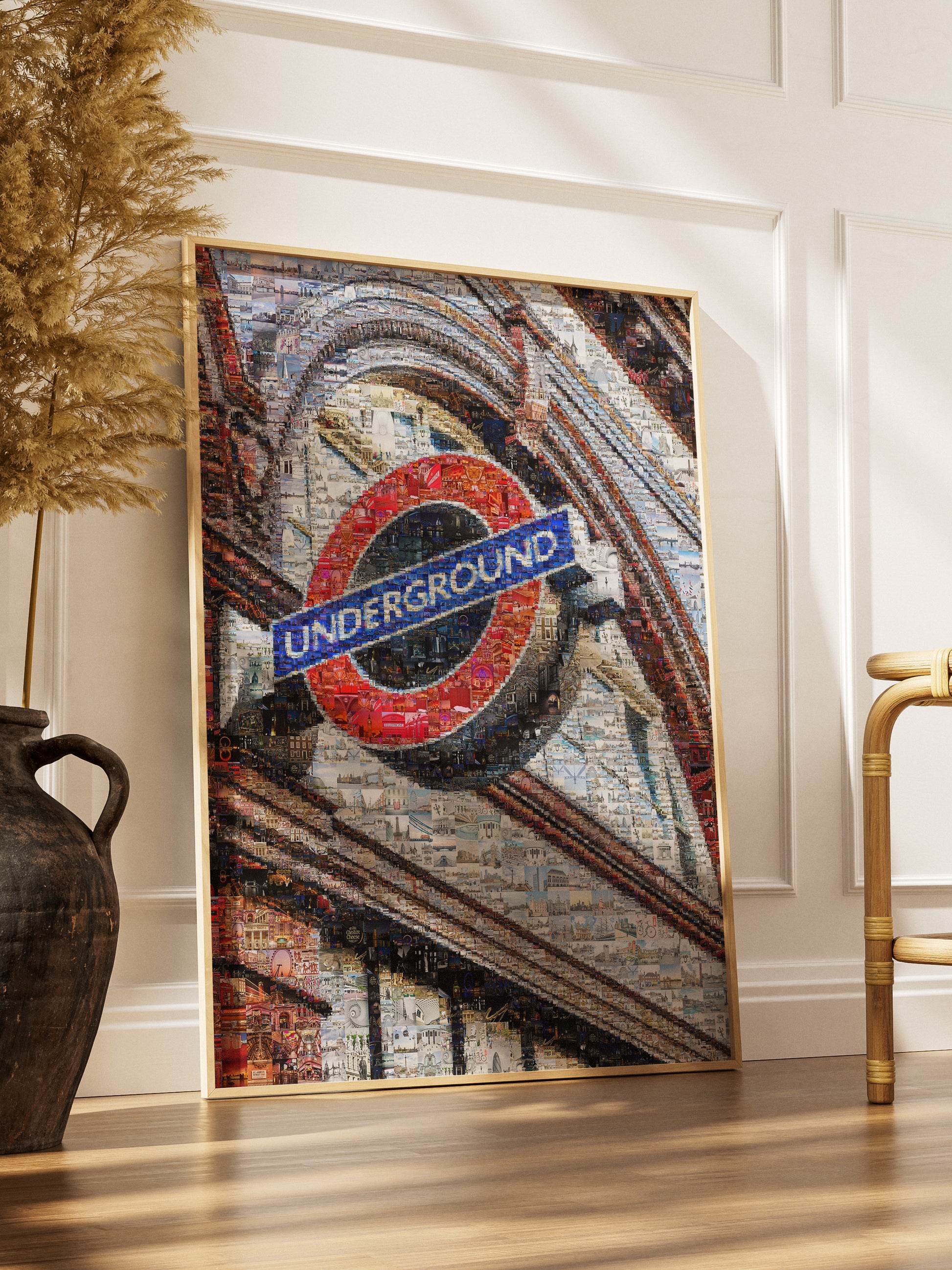 Stunning London Underground Mosaic Artwork - Unique Urban Art for Home Decor AtelierMosaics