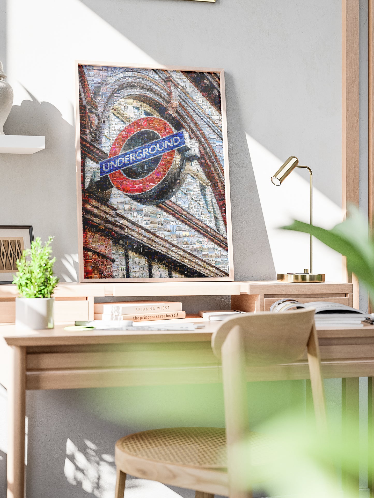 Stunning London Underground Mosaic Artwork - Unique Urban Art for Home Decor AtelierMosaics