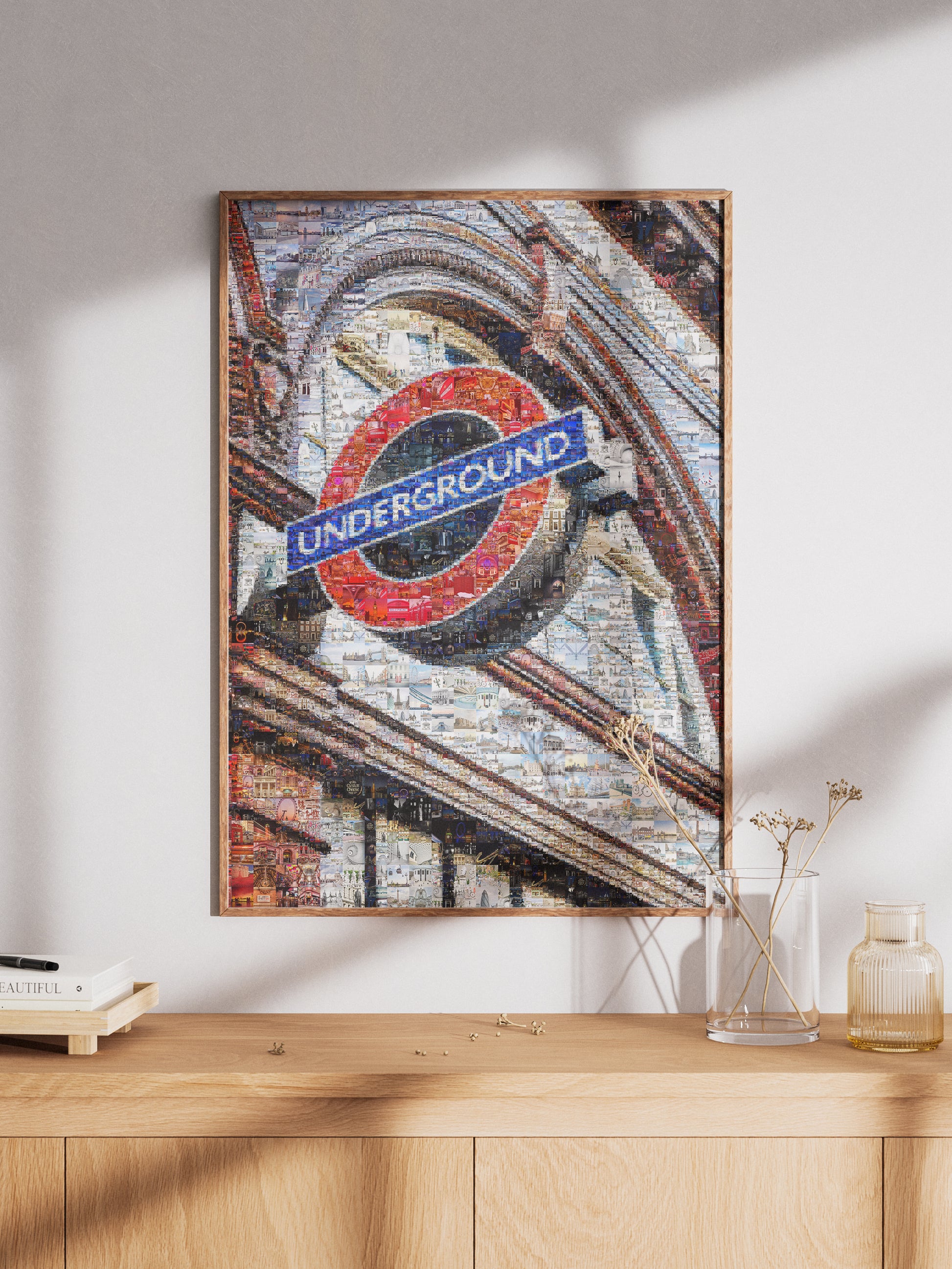 Stunning London Underground Mosaic Artwork - Unique Urban Art for Home Decor AtelierMosaics