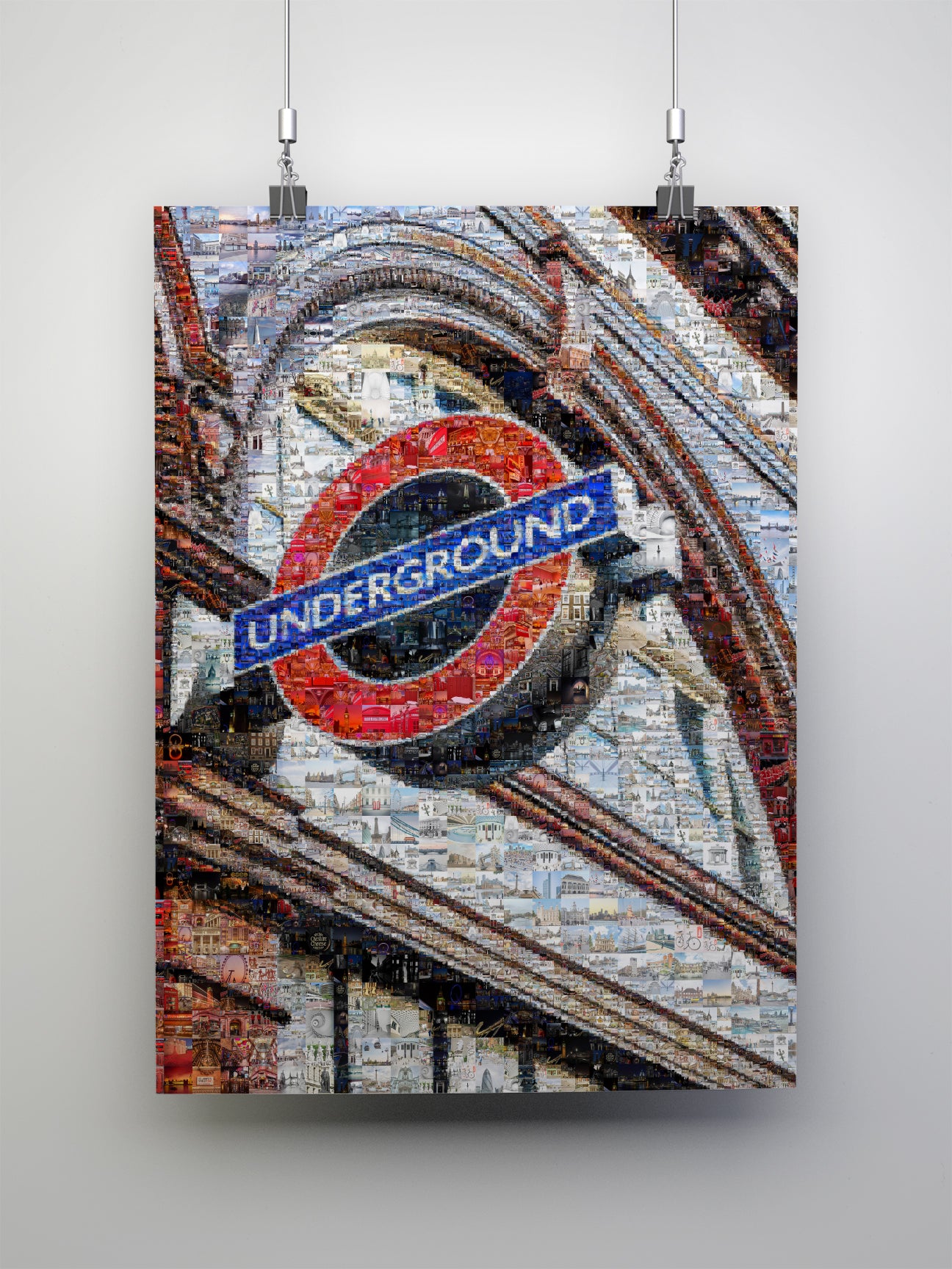 Stunning London Underground Mosaic Artwork - Unique Urban Art for Home Decor AtelierMosaics