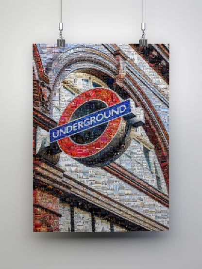 Stunning London Underground Mosaic Artwork - Unique Urban Art for Home Decor AtelierMosaics