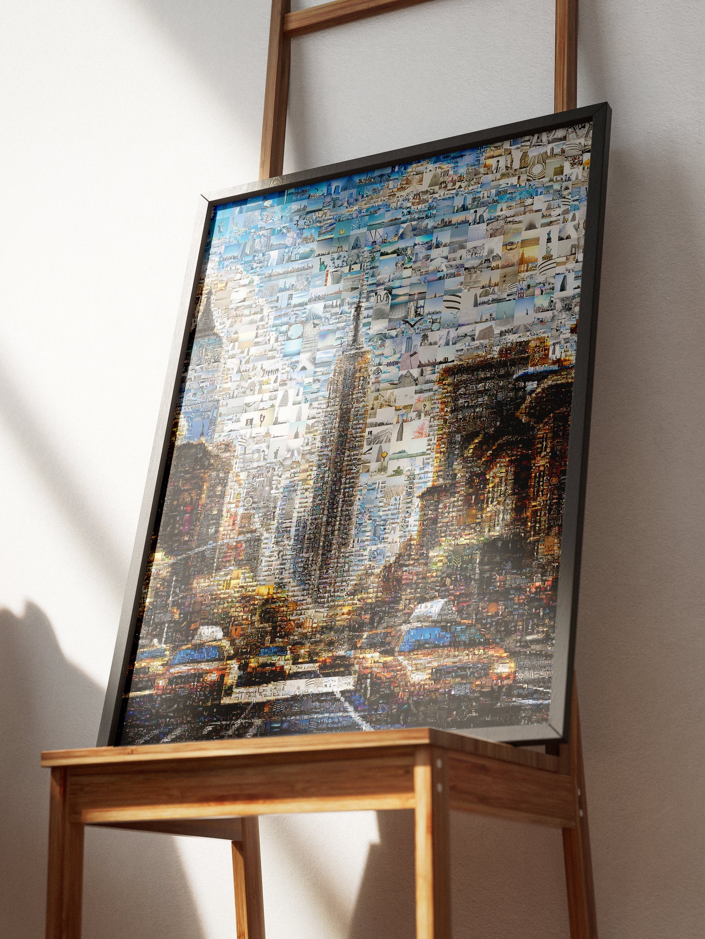 Stunning Mosaic Artwork of the New York City Skyline – Unique Home Decor for Art Lovers AtelierMosaics