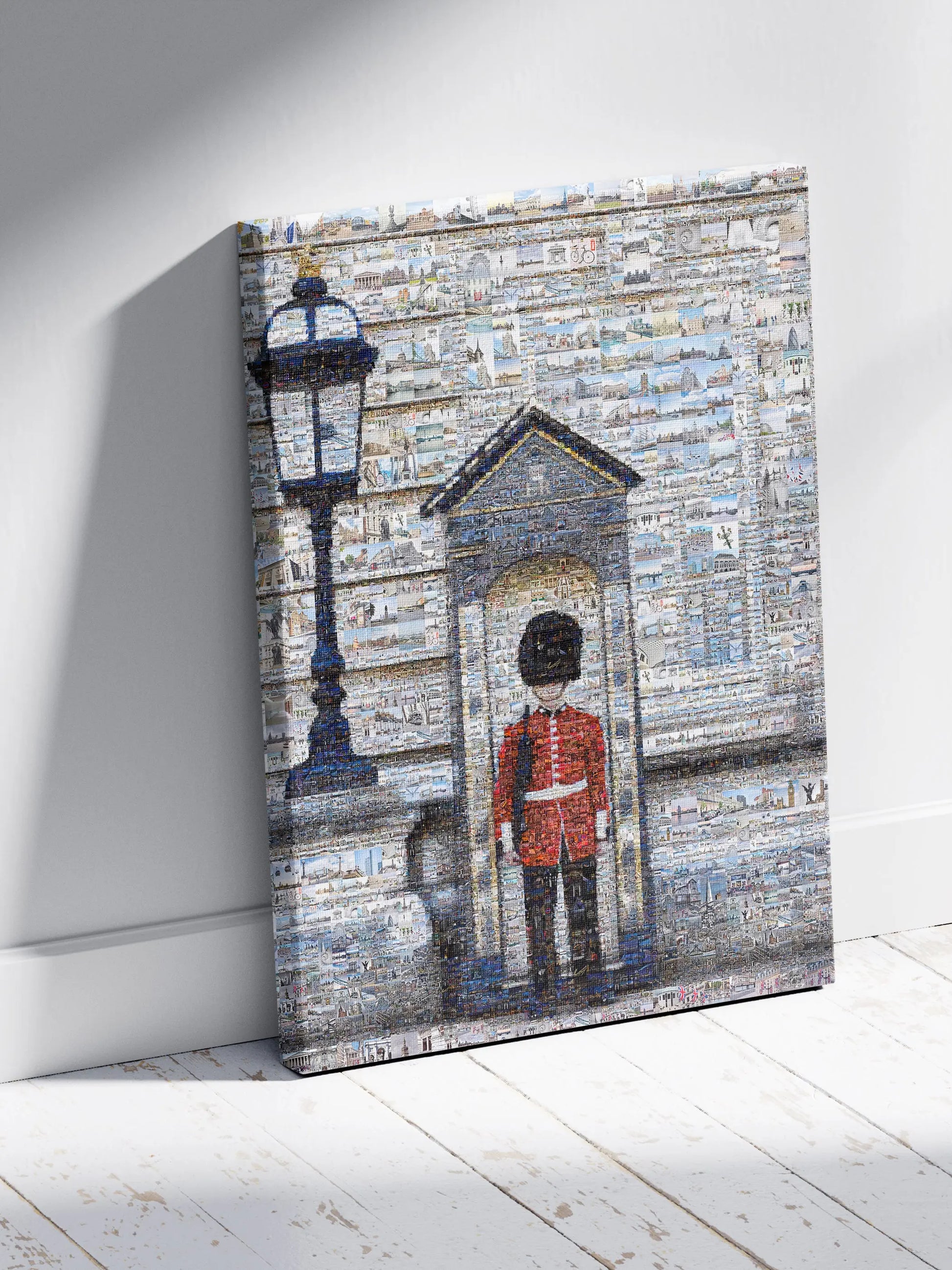 Stunning Mosaic Artwork of a British Guard: A Unique Home Decor Piece for Art Lovers AtelierMosaics