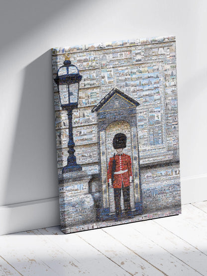 Stunning Mosaic Artwork of a British Guard: A Unique Home Decor Piece for Art Lovers AtelierMosaics