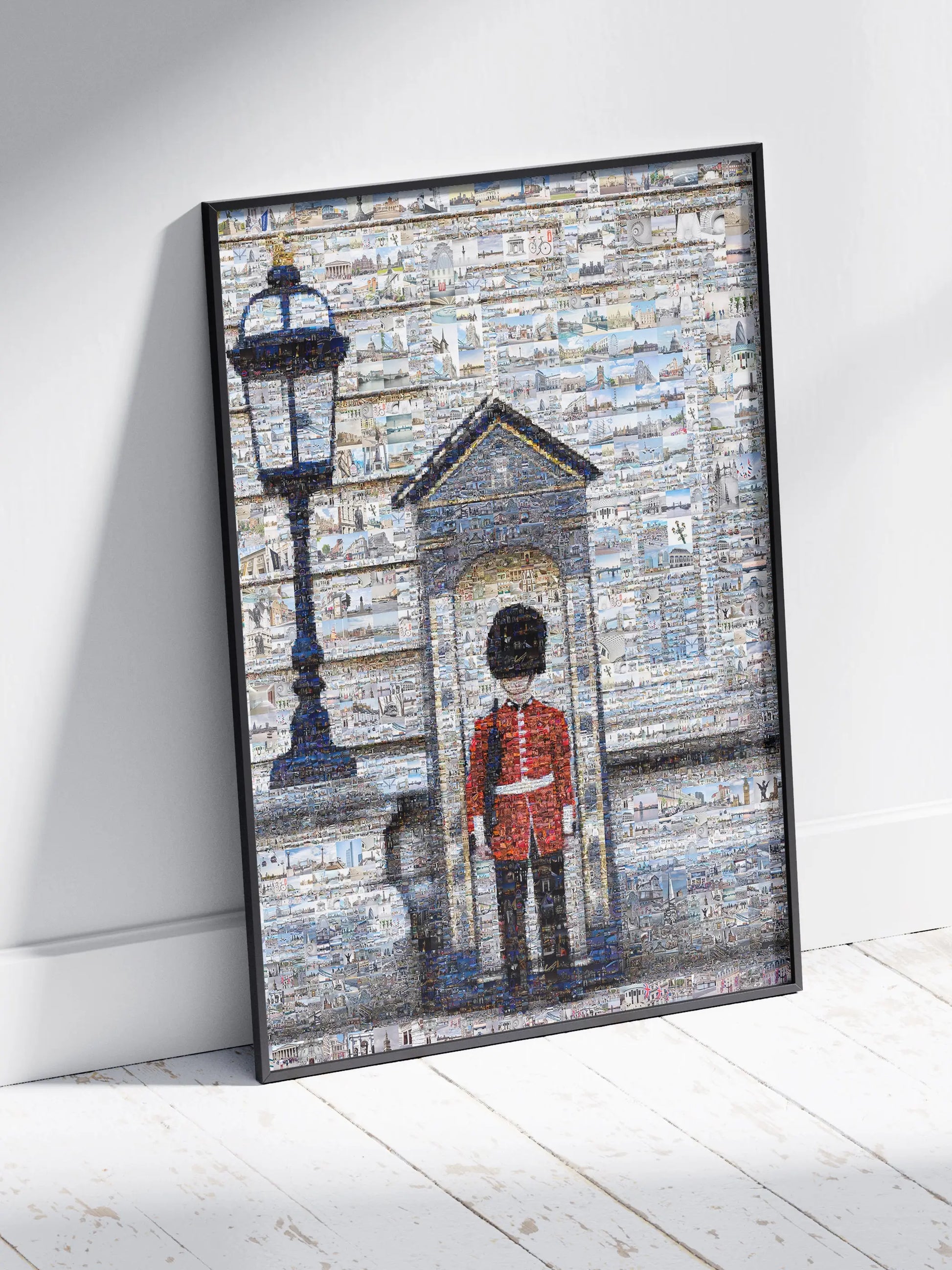 Stunning Mosaic Artwork of a British Guard: A Unique Home Decor Piece for Art Lovers AtelierMosaics