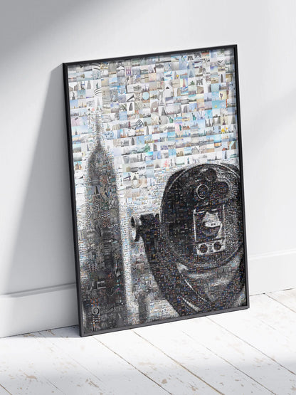Stunning New York City Mosaic Art - Unique Wall Decor for Home & Office - Captivating Urban Landscape Artwork AtelierMosaics