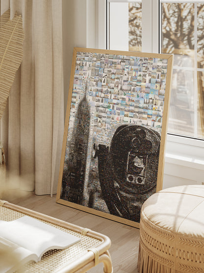 Stunning New York City Mosaic Art - Unique Wall Decor for Home & Office - Captivating Urban Landscape Artwork AtelierMosaics