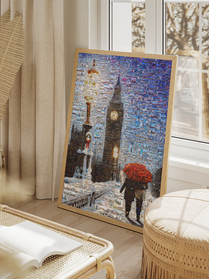Stunning London Mosaic Artwork - Big Ben & Iconic City Scenes - Perfect Wall Decor for Home or Office AtelierMosaics