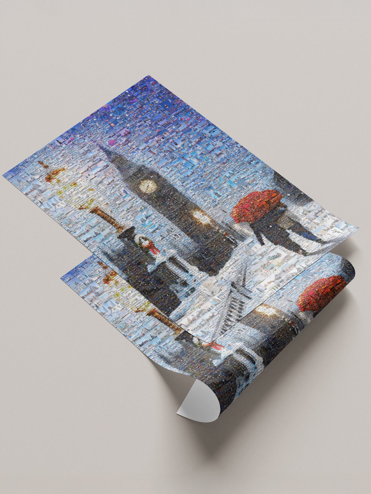 Stunning London Mosaic Artwork - Big Ben & Iconic City Scenes - Perfect Wall Decor for Home or Office AtelierMosaics