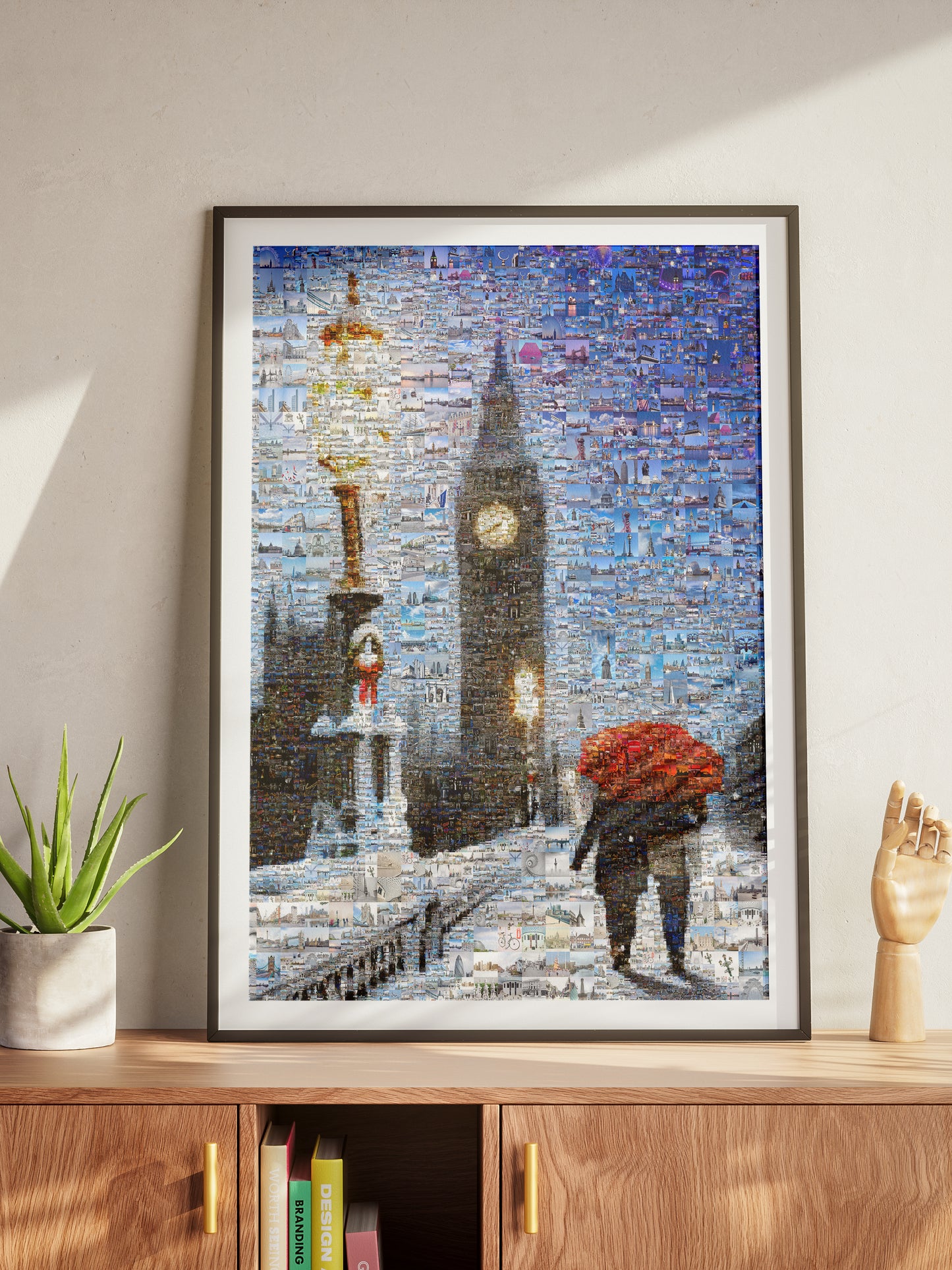 Stunning London Mosaic Artwork - Big Ben & Iconic City Scenes - Perfect Wall Decor for Home or Office AtelierMosaics