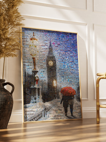Stunning London Mosaic Artwork - Big Ben & Iconic City Scenes - Perfect Wall Decor for Home or Office AtelierMosaics