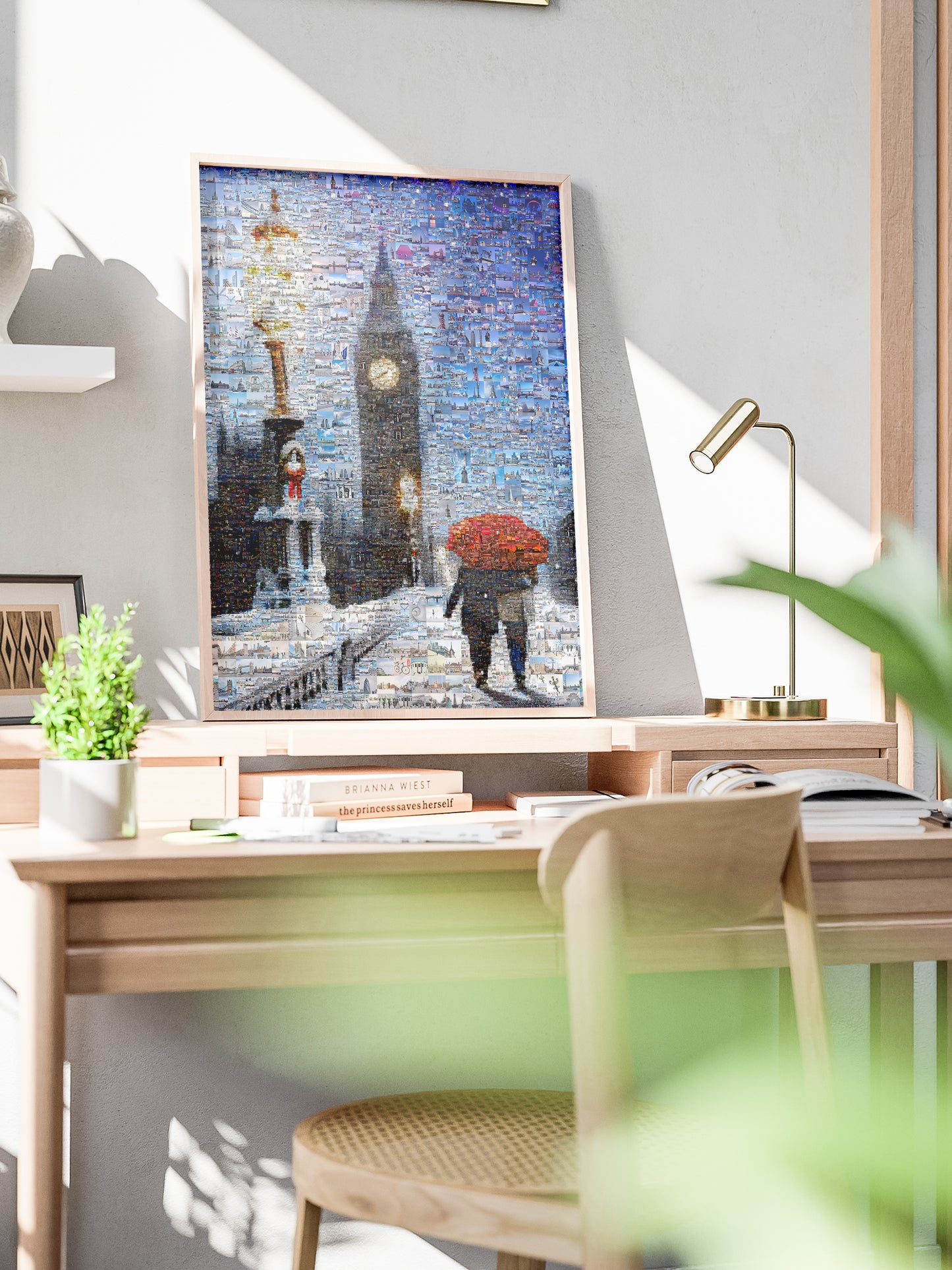 Stunning London Mosaic Artwork - Big Ben & Iconic City Scenes - Perfect Wall Decor for Home or Office AtelierMosaics
