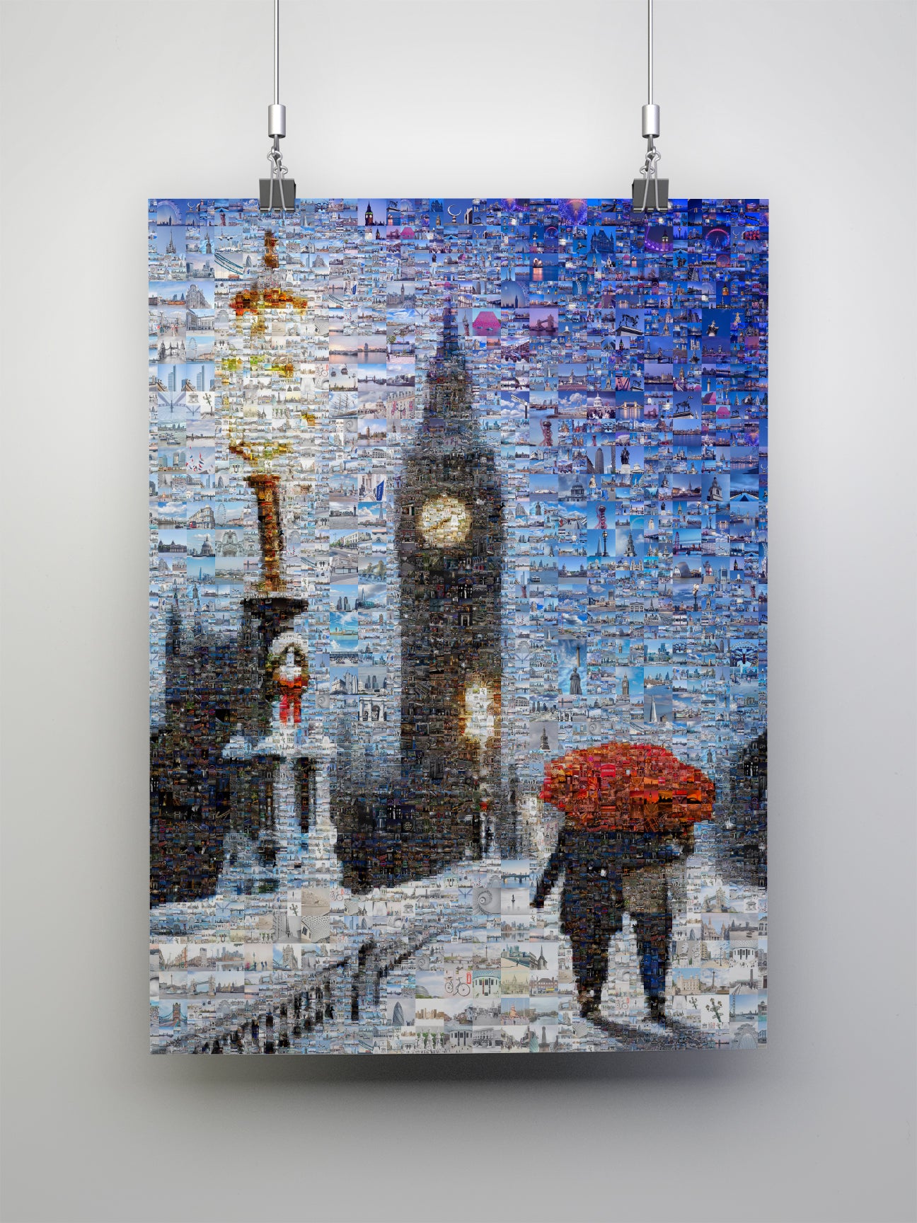 Stunning London Mosaic Artwork - Big Ben & Iconic City Scenes - Perfect Wall Decor for Home or Office AtelierMosaics