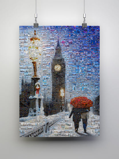 Stunning London Mosaic Artwork - Big Ben & Iconic City Scenes - Perfect Wall Decor for Home or Office AtelierMosaics