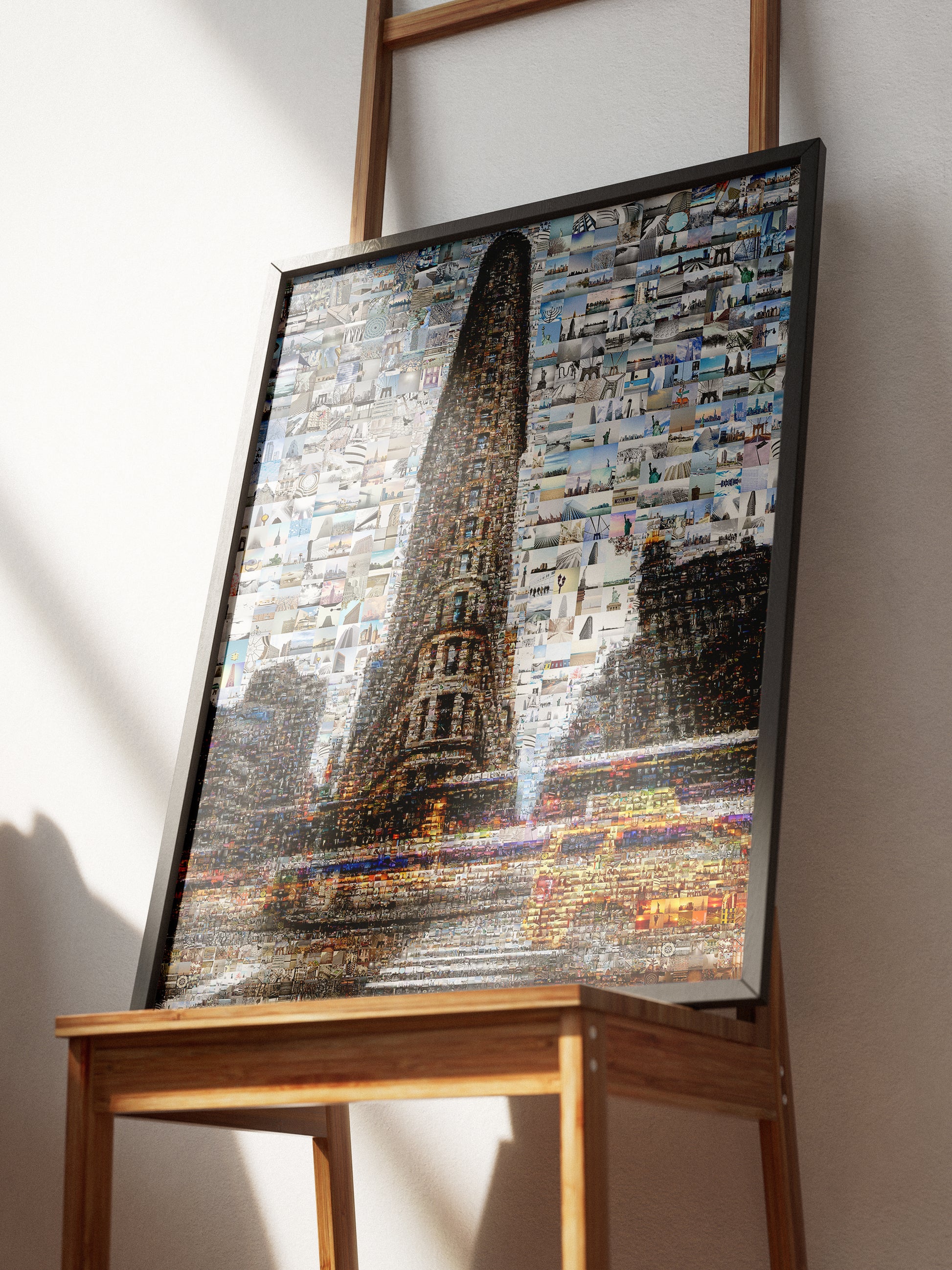 Stunning Mosaic Artwork of the Flatiron Building - Unique Urban Wall Art for Modern Spaces AtelierMosaics