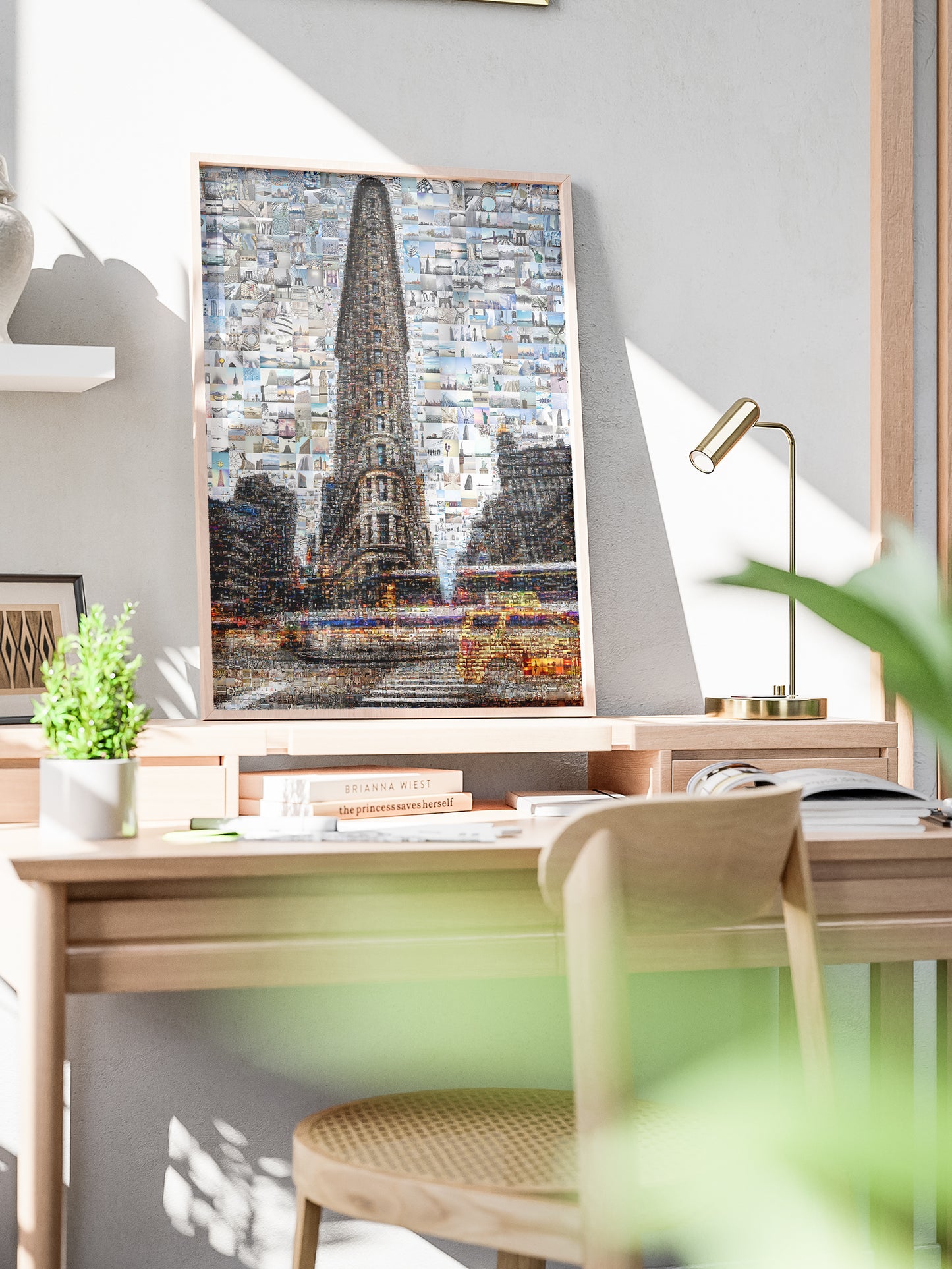 Stunning Mosaic Artwork of the Flatiron Building - Unique Urban Wall Art for Modern Spaces AtelierMosaics