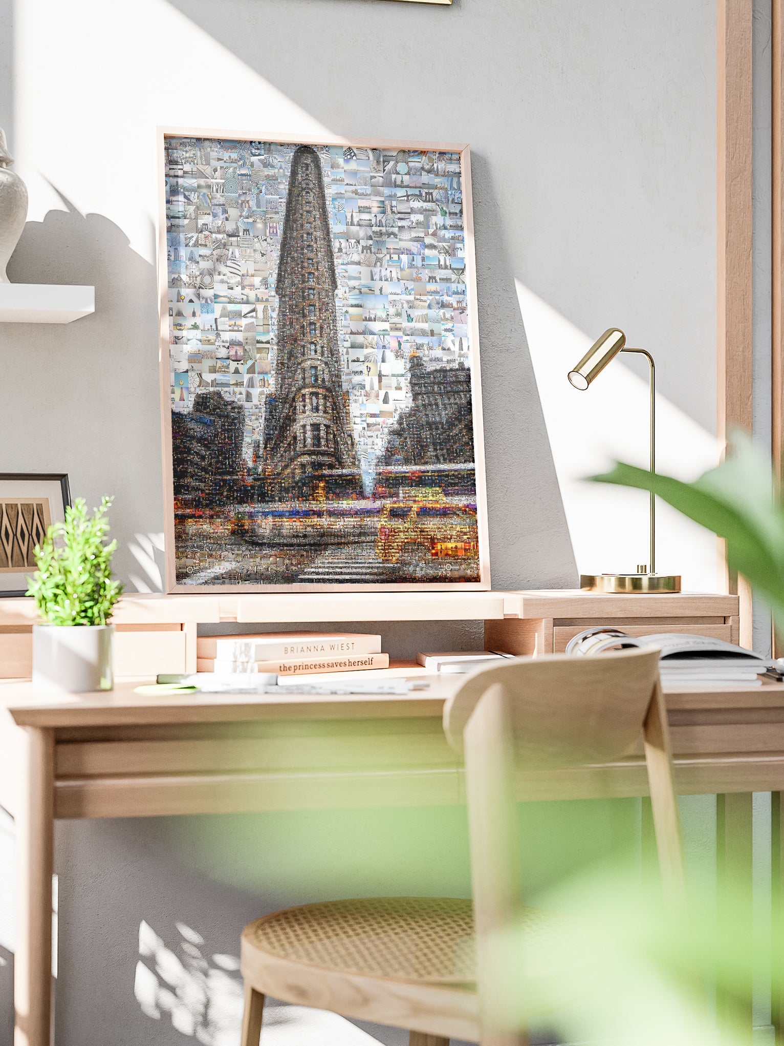 Stunning Mosaic Artwork of the Flatiron Building - Unique Urban Wall Art for Modern Spaces AtelierMosaics