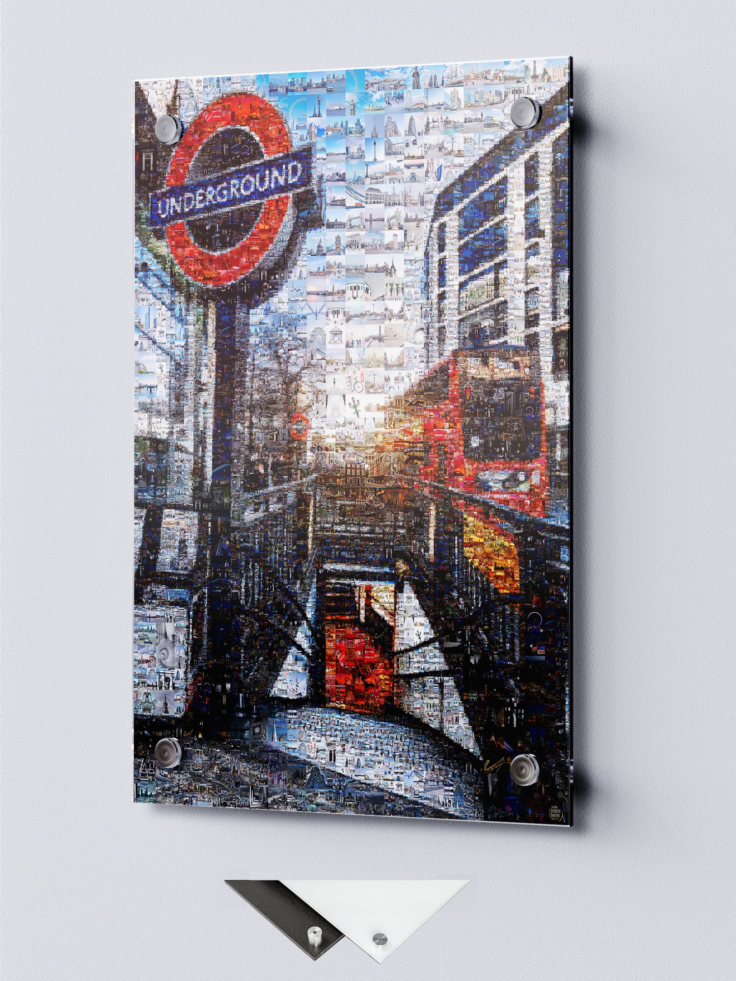 Stunning London Underground Mosaic Art - Unique Cityscape Wall Decor for Home and Office AtelierMosaics