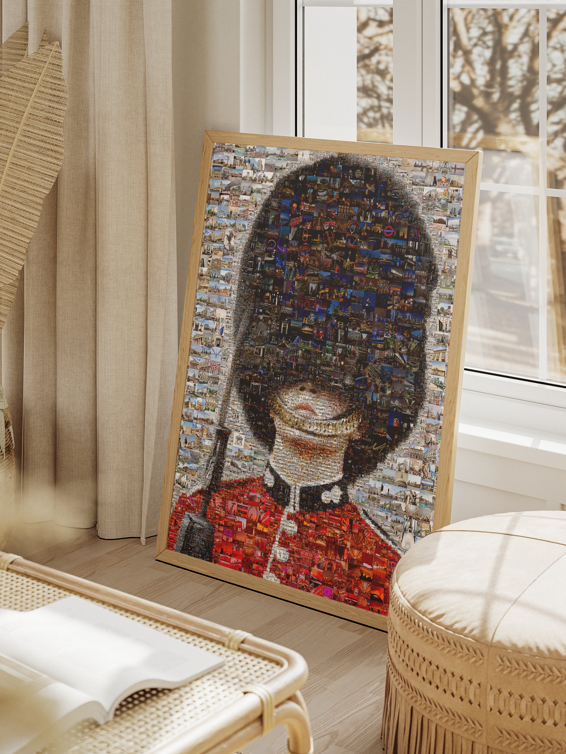 Stunning Mosaic Artwork of a British Soldier - Unique Home Decor Piece AtelierMosaics