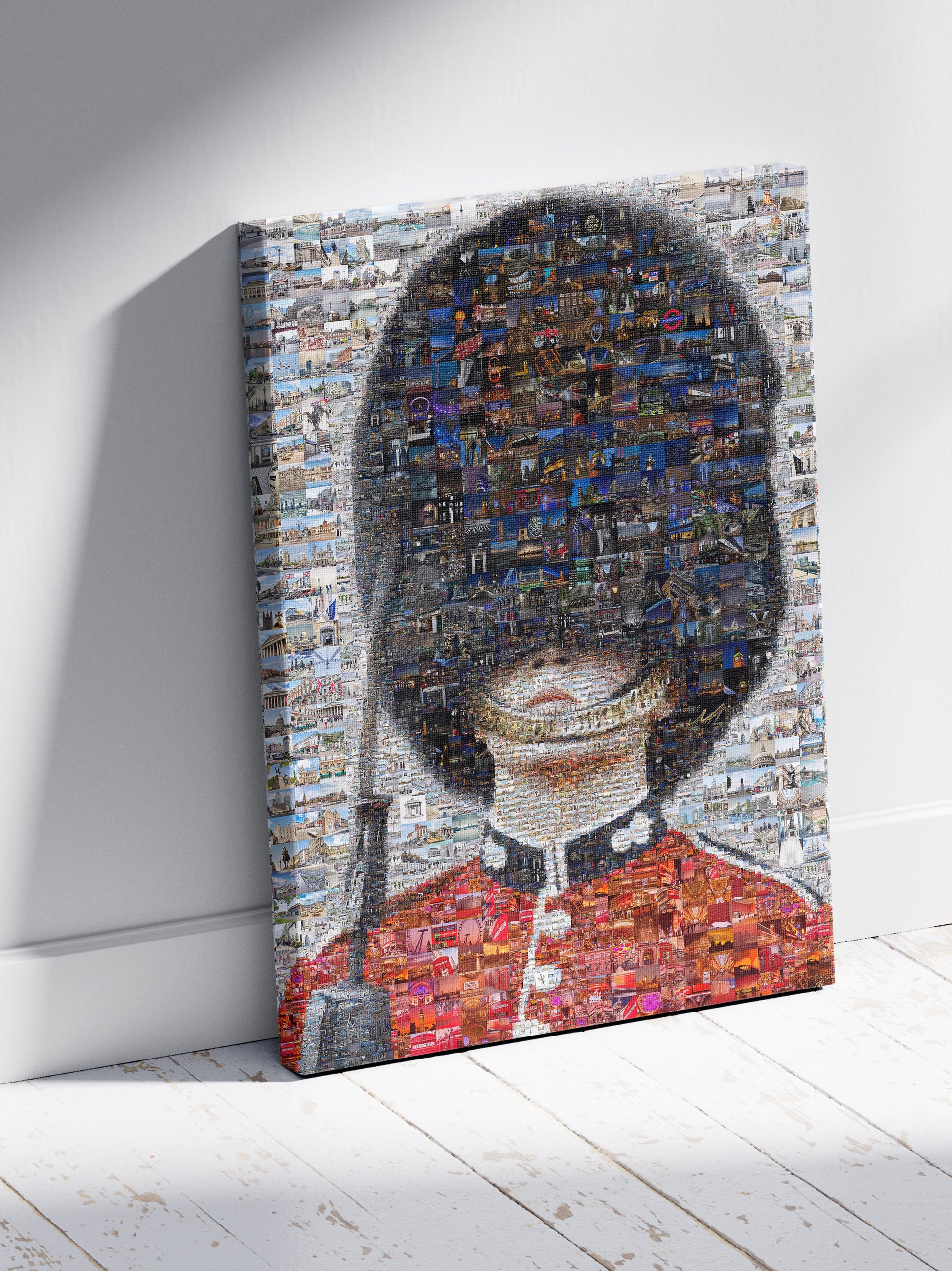 Stunning Mosaic Artwork of a British Soldier - Unique Home Decor Piece AtelierMosaics