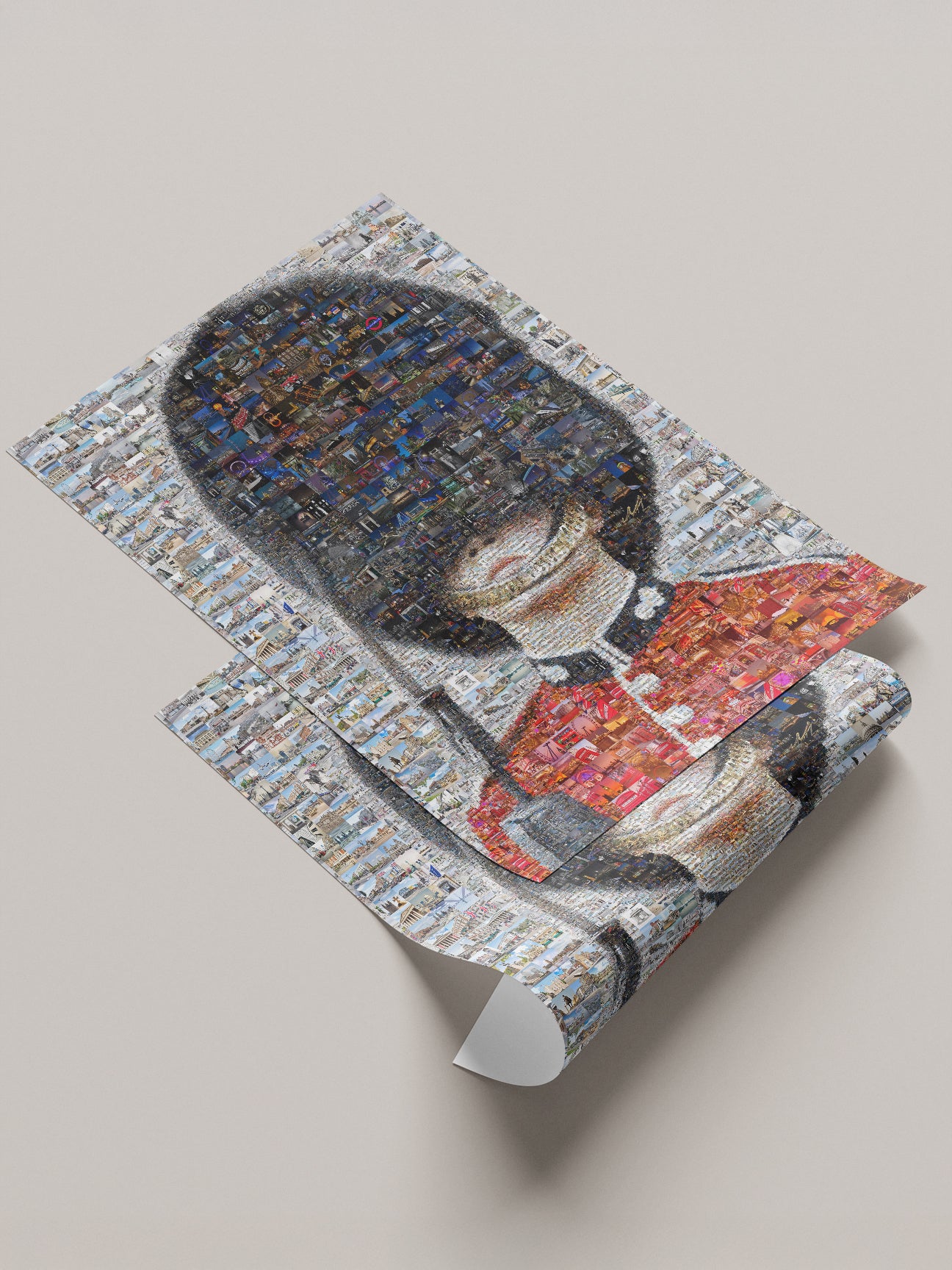 Stunning Mosaic Artwork of a British Soldier - Unique Home Decor Piece AtelierMosaics