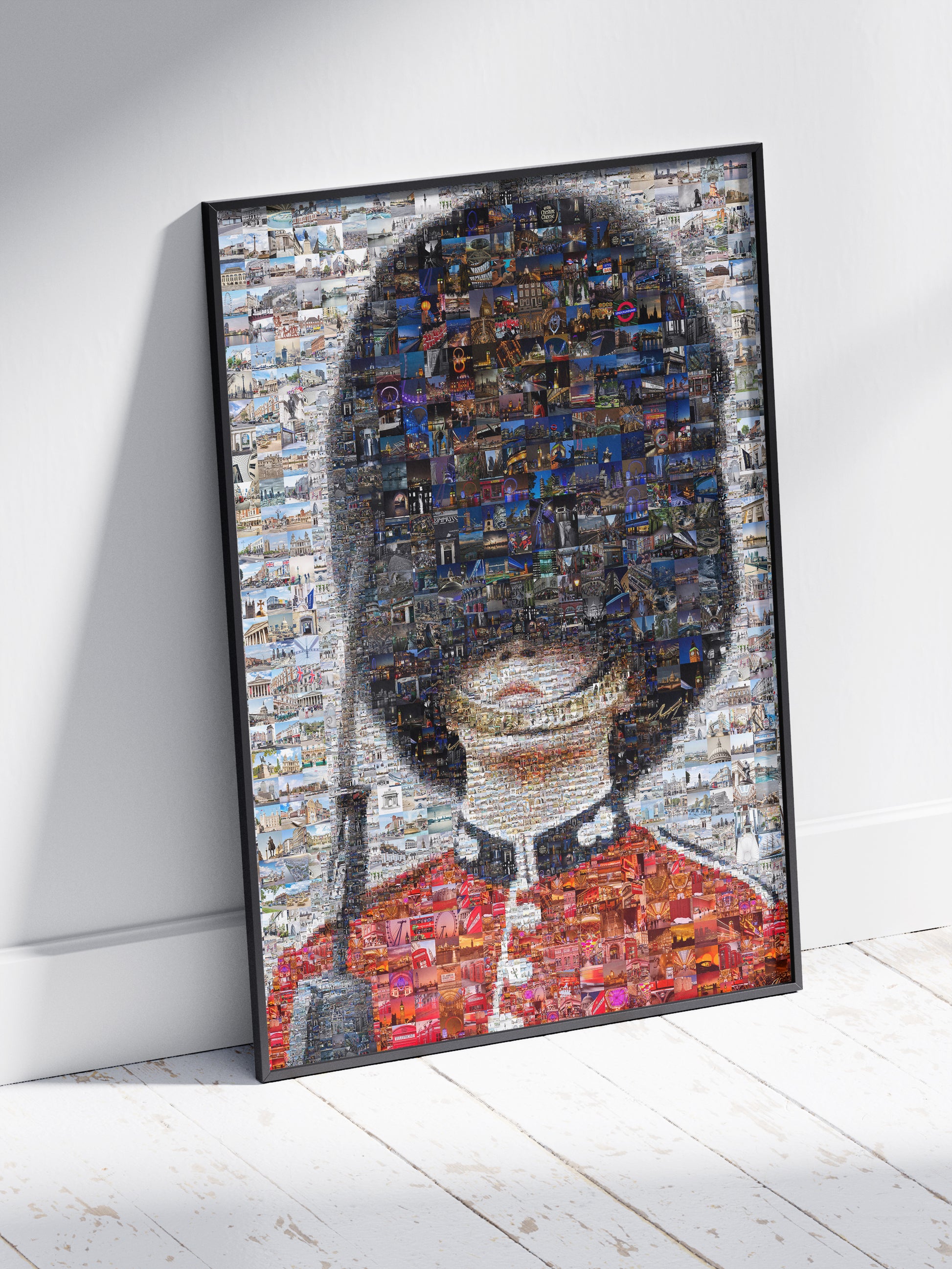 Stunning Mosaic Artwork of a British Soldier - Unique Home Decor Piece AtelierMosaics