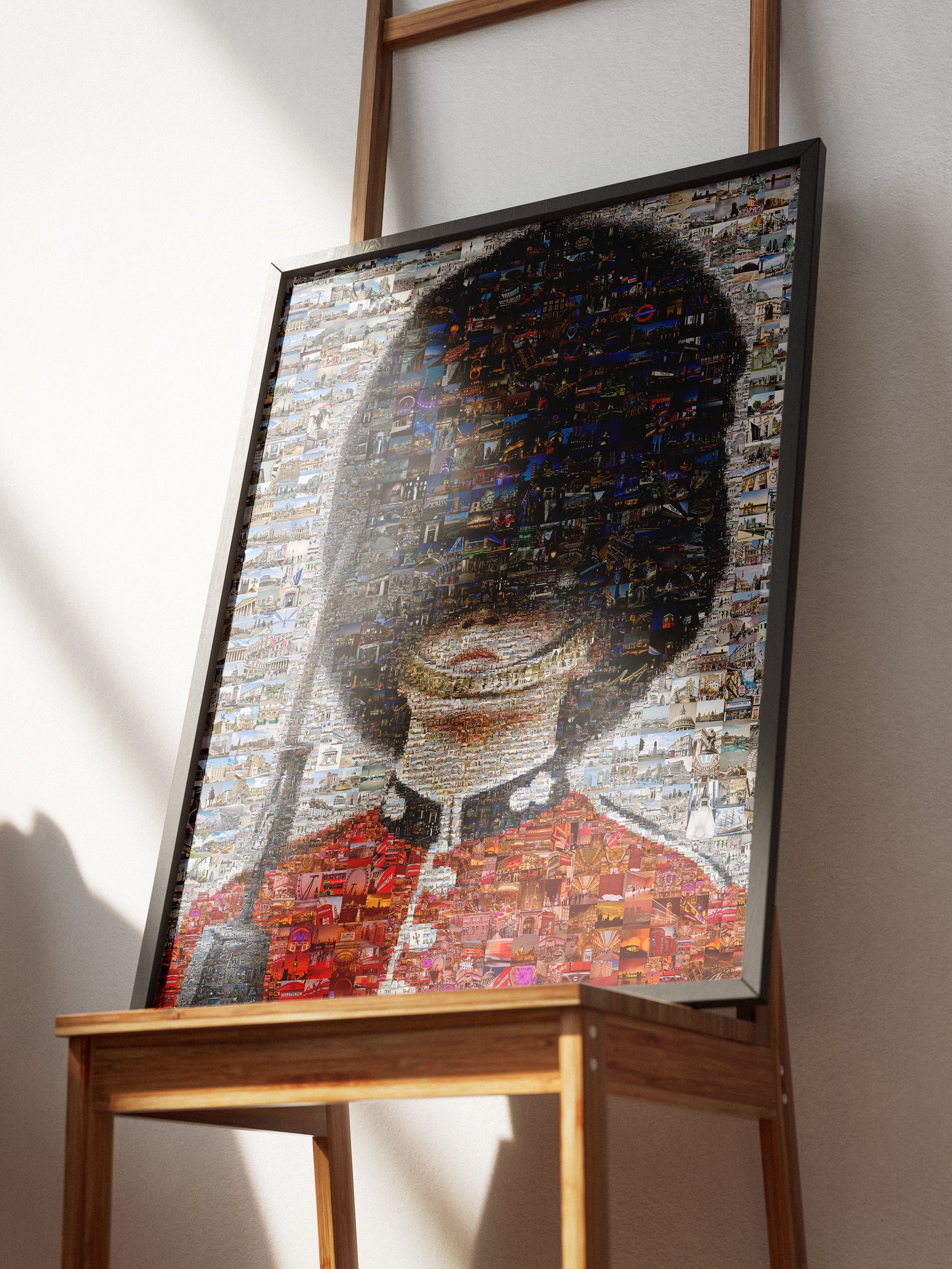 Stunning Mosaic Artwork of a British Soldier - Unique Home Decor Piece AtelierMosaics